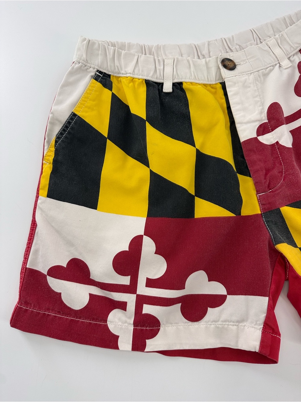 Chubbies 5" Shorts Maryland Flag Size Large - Picture 3 of 10